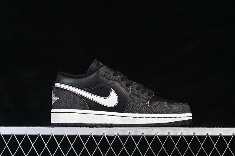 All categories Air Jordan Jordan series basketball shoes Air Jordan 1 Low Air Jordan 1 Low AJ1 Joe 1 black denim low-top cultural casual sneakers IR0842-010